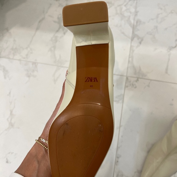 Leather boots - cream - Picture 6 of 16